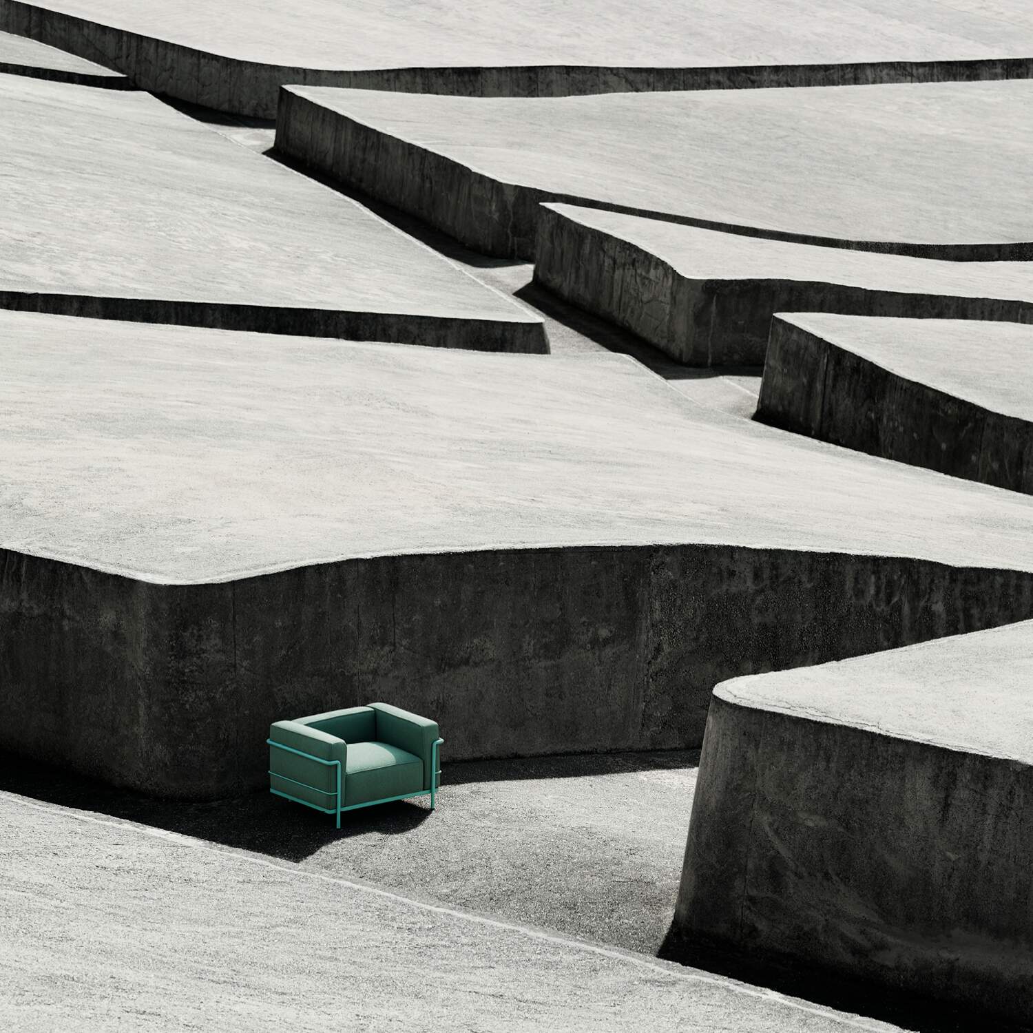 04 CASSINA 3 Fauteuil Grand Confort grand modele