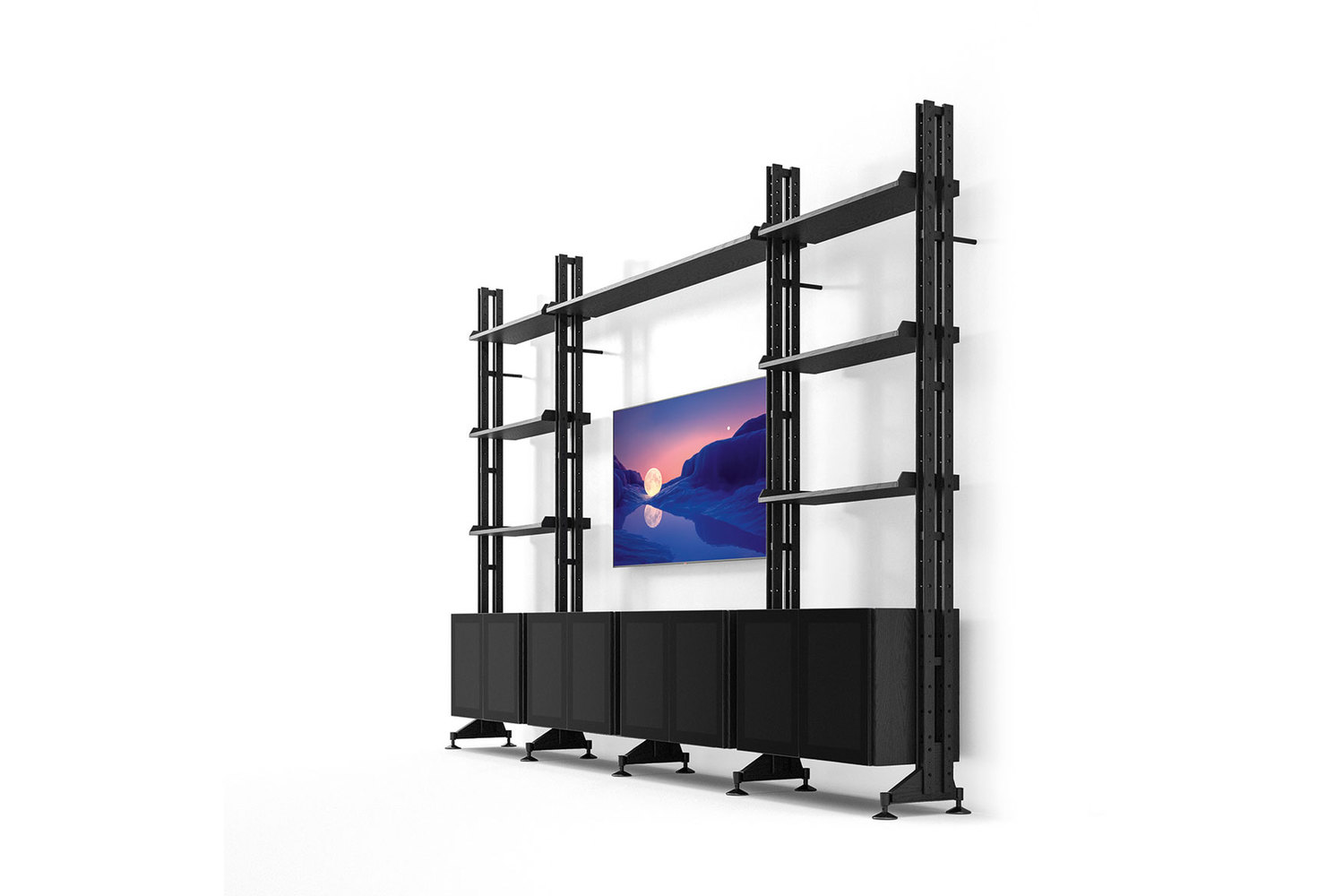 10 1 completa ambienti 835 infinito wall contenitori librerie