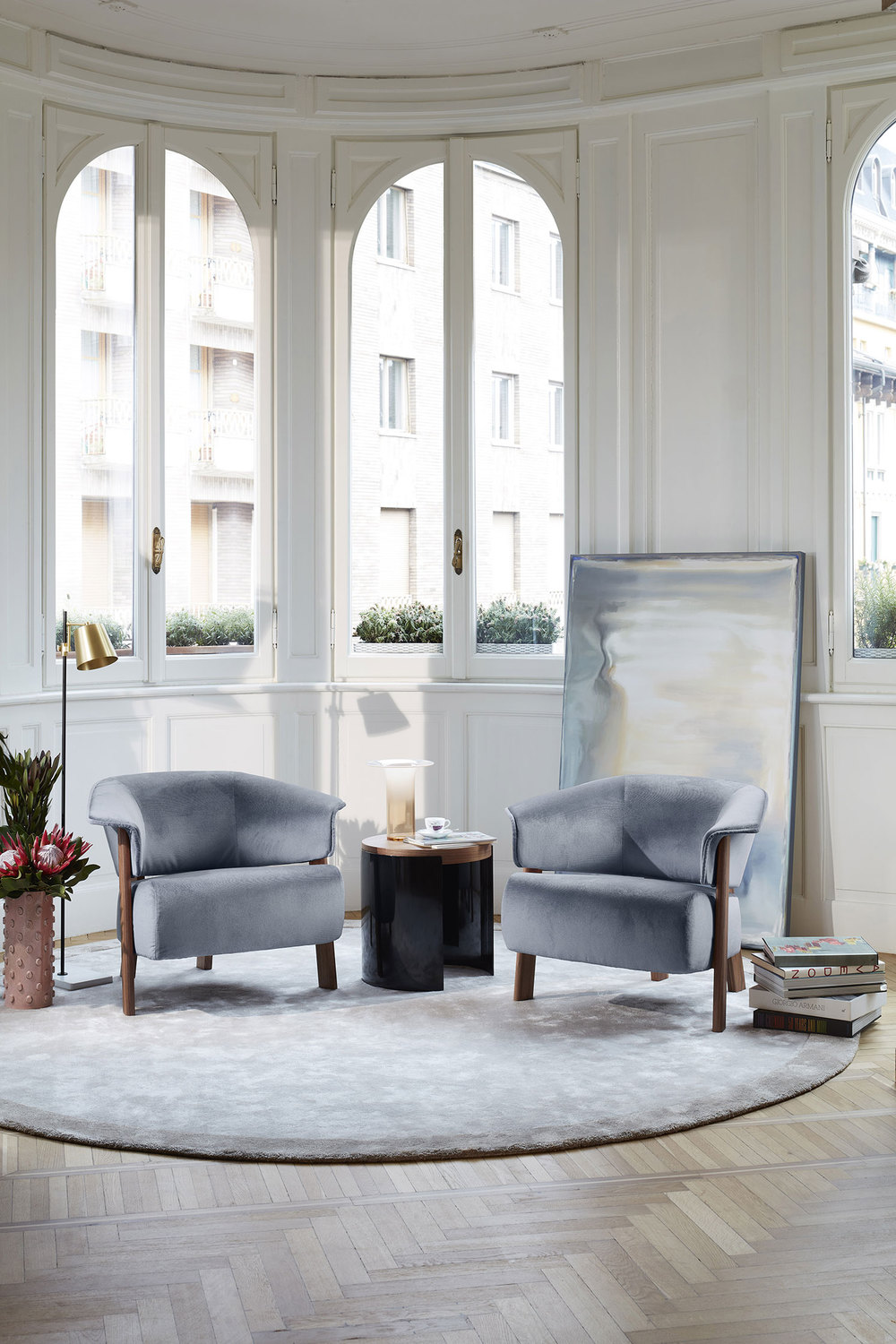 02 ambienti 571 back wing armchair poltrone