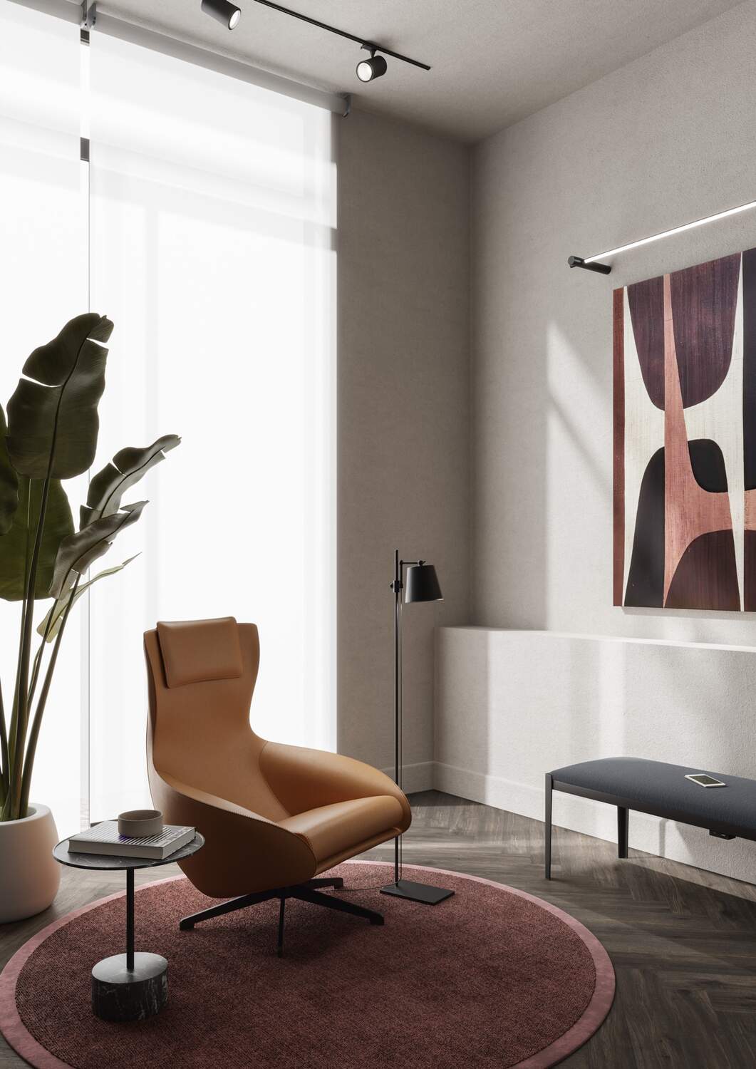 01 ambienti 148 cotone slim bench