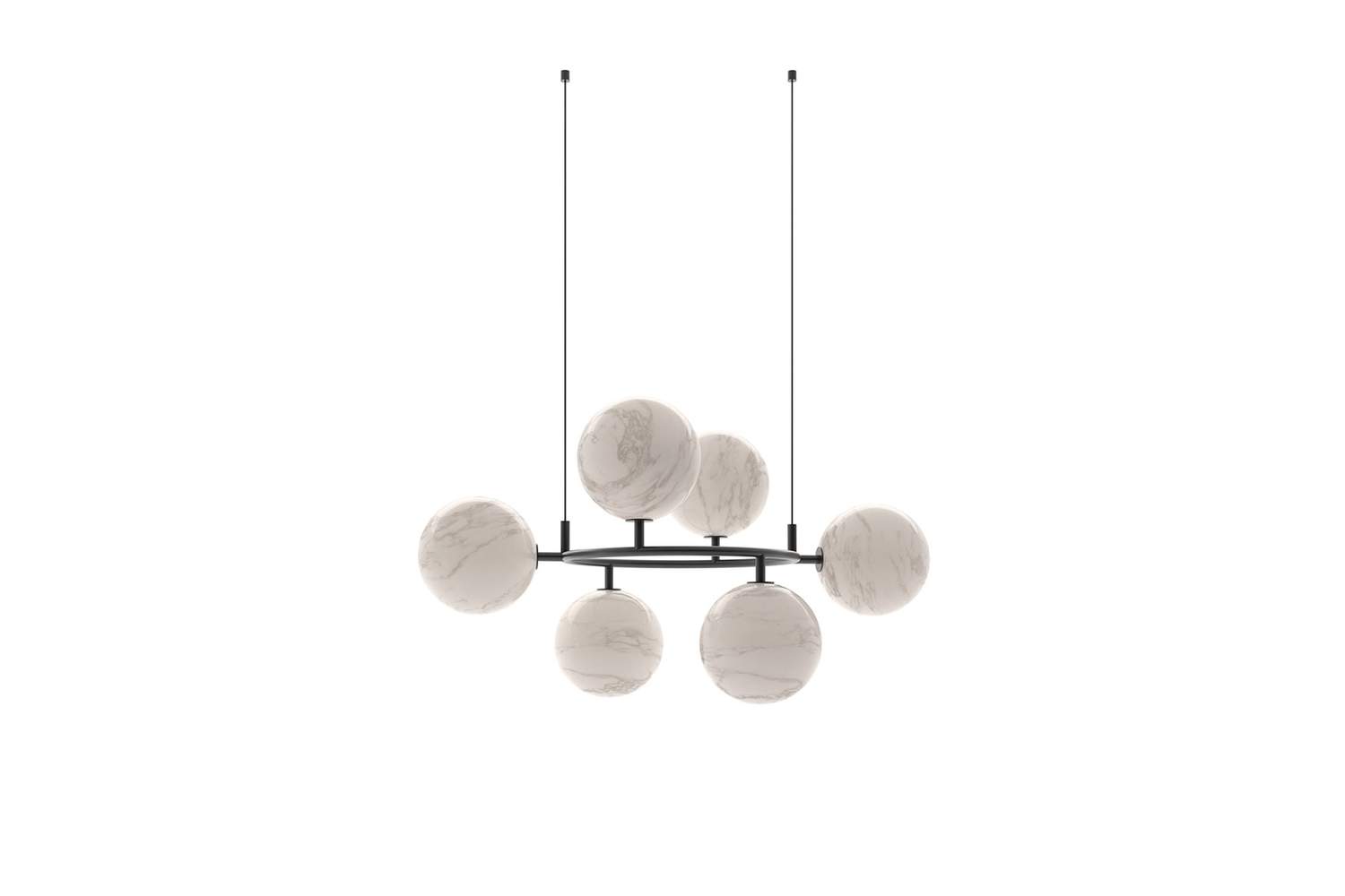 10 completa ambienti constellation 089 cassina lamps collection vetro marmorizzato bianco